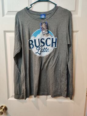 NWT Brew City Busch Latte Men's M Long-Sleeve T-Shirt